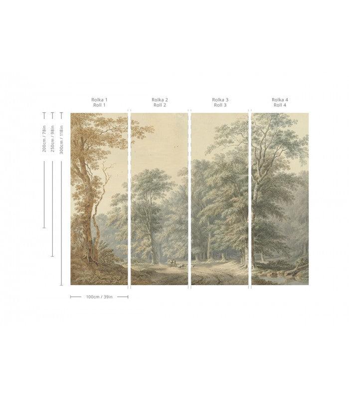 Tapeta WATERCOLOR GROVE Wallcolors Eye on Design