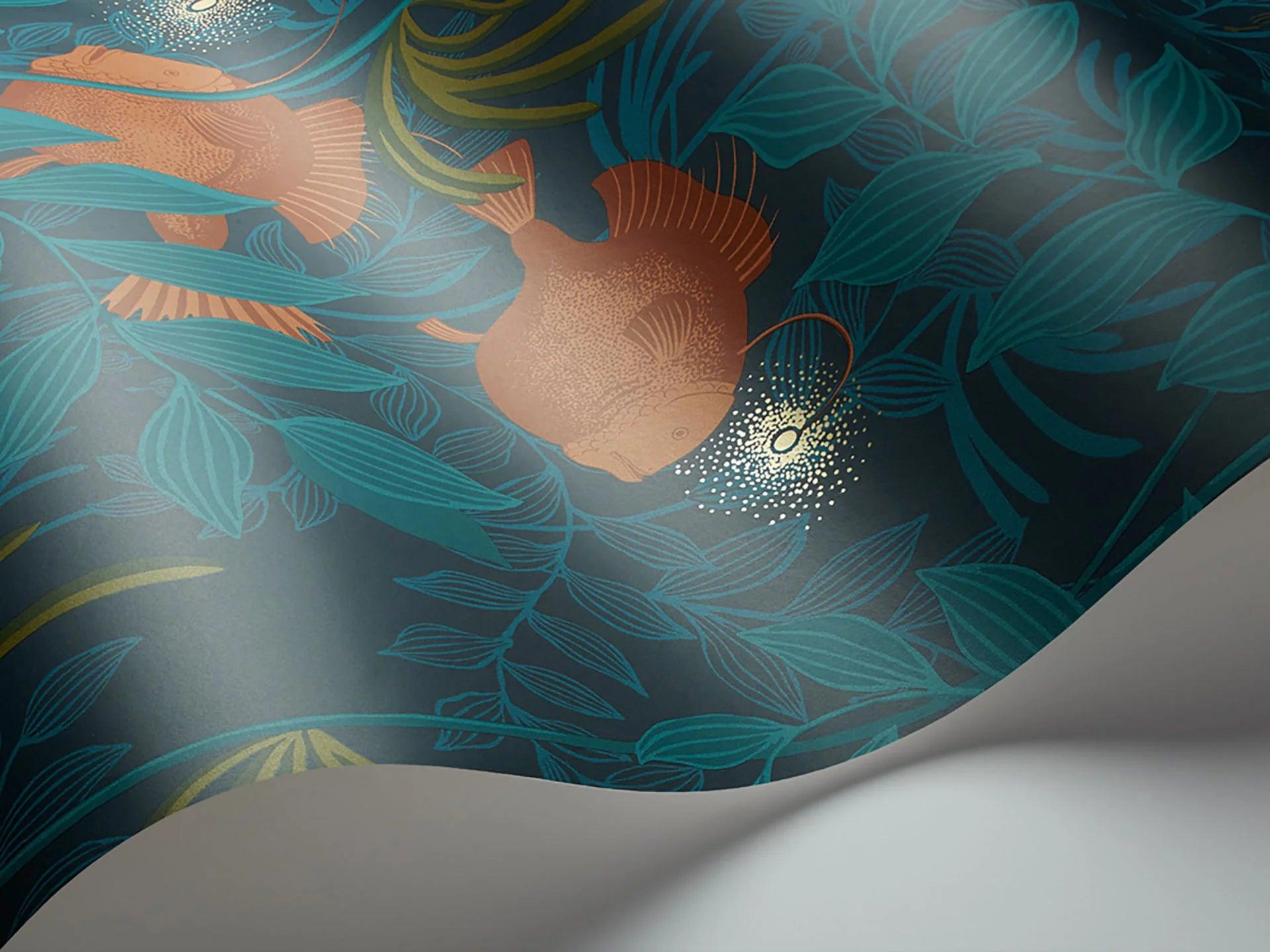 Tapeta WHIMSICAL - Nautilus terakota Cole & Son Eye on Design