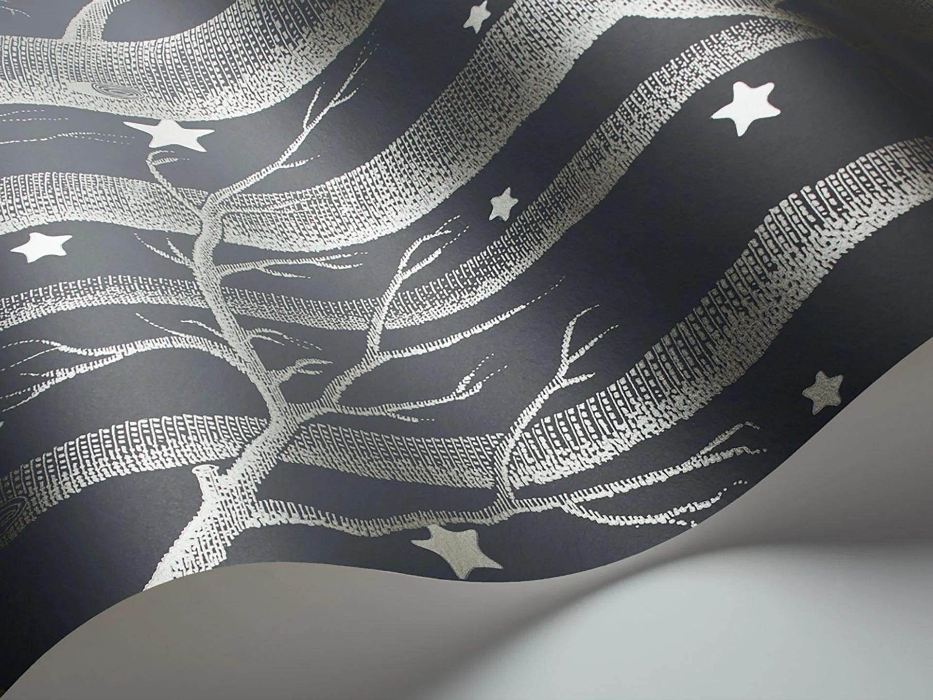 Tapeta WHIMSICAL - Woods & Stars czarny Cole & Son Eye on Design