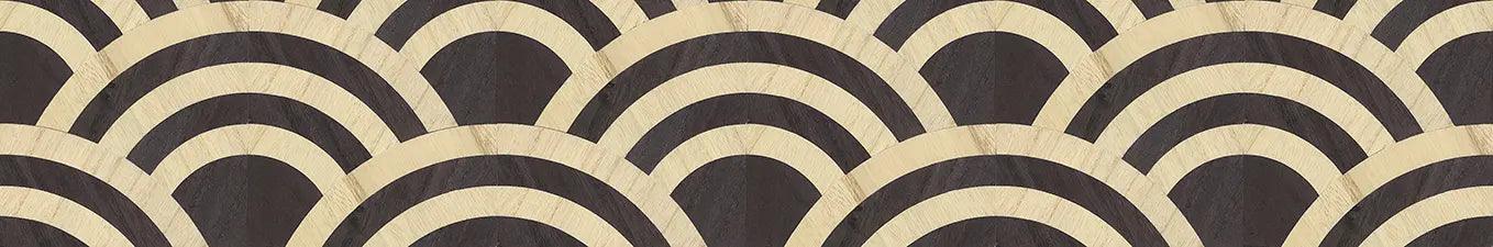 Tapeta z forniru drewnianego LUCKY O'S - BRICH & BLACK Arte Eye on Design