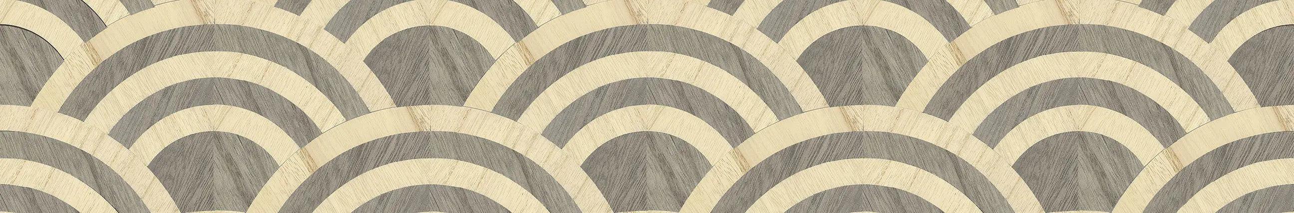 Tapeta z forniru drewnianego LUCKY O'S - BRICH & SILVER Arte Eye on Design