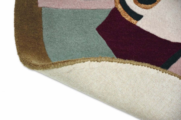 Round rug Zodiac Green-Bega Taurus