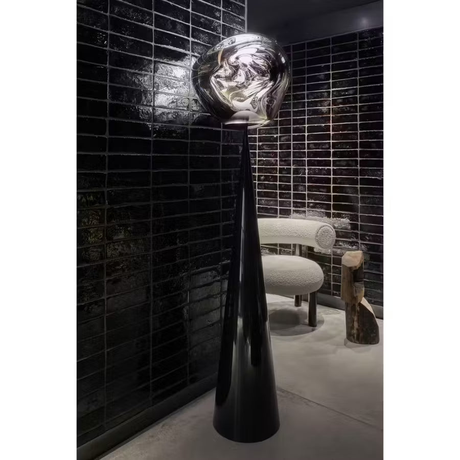 Vloerlamp MELT FAT CONE koper