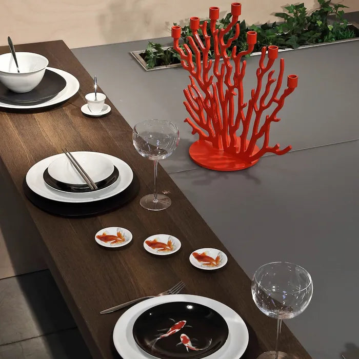 TENOCHTITLAN Kerzenständer rot