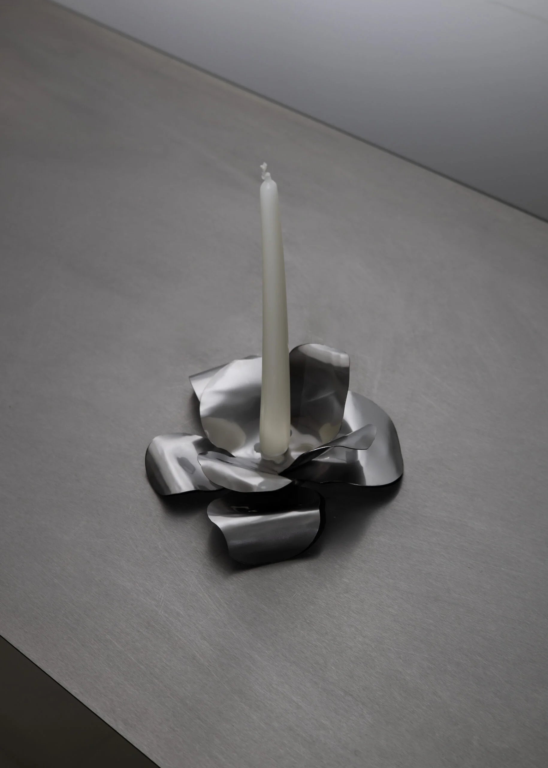 Stahl-Teelichthalter-Set PETALE