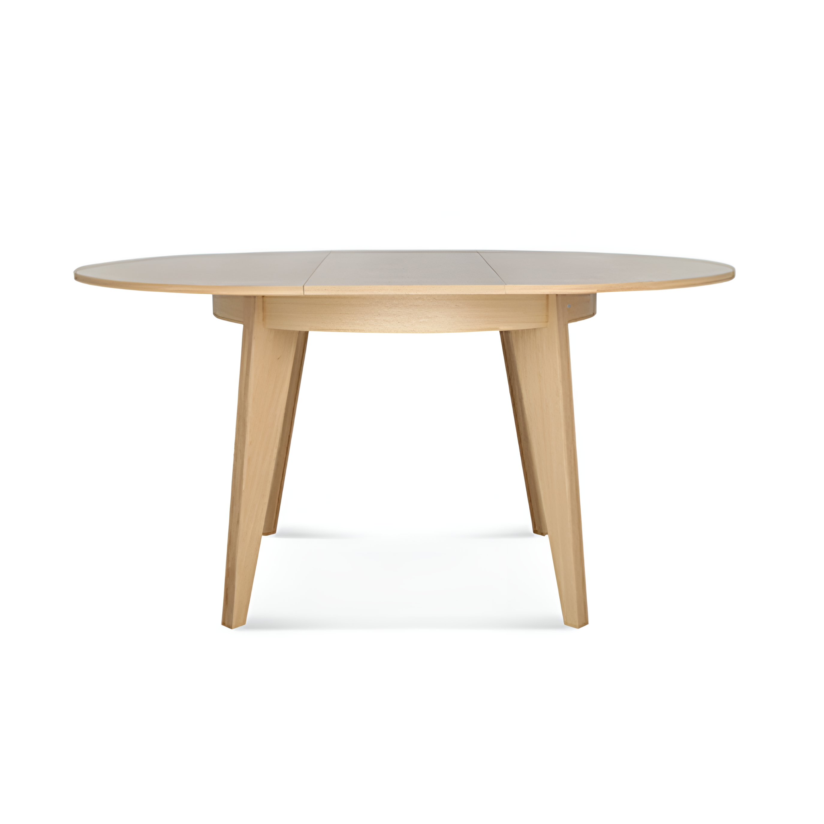 Runder ausziehbarer Tisch SENALES aus Eichenholz