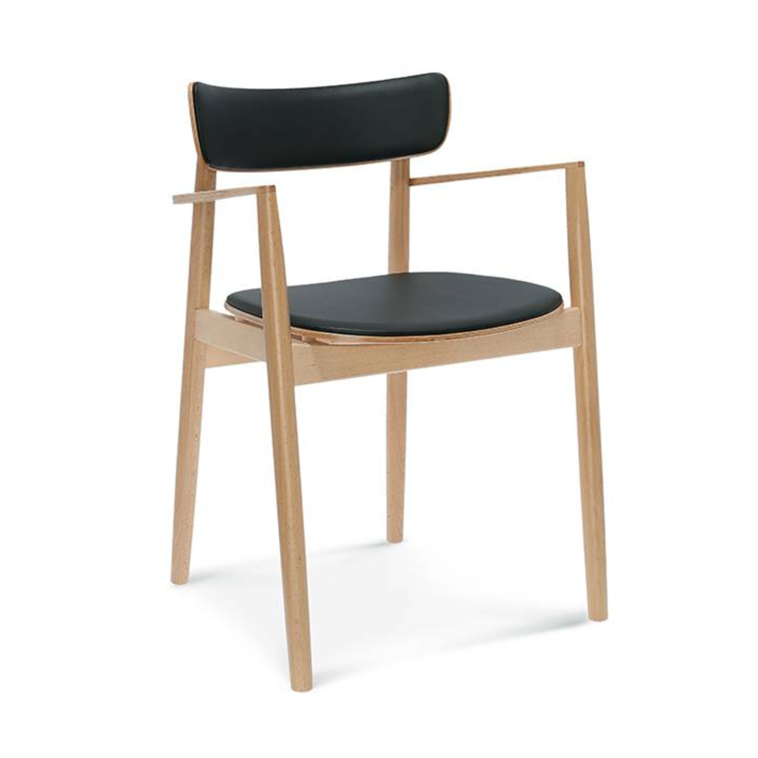 Chair with armrests NOPP B-1803/1 Solita beech wood