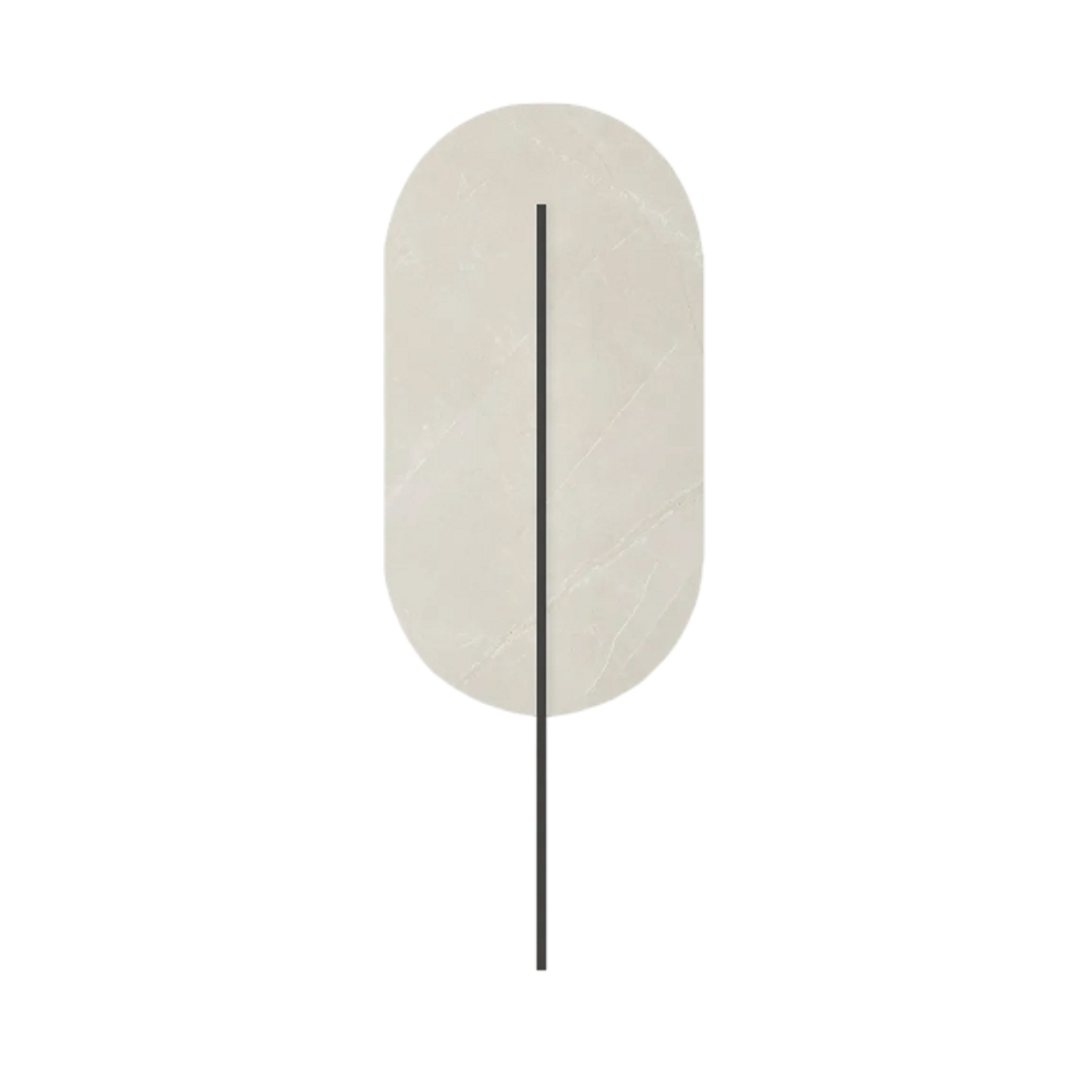 ROKKE STONE beige quartz sintered stone wall lamp