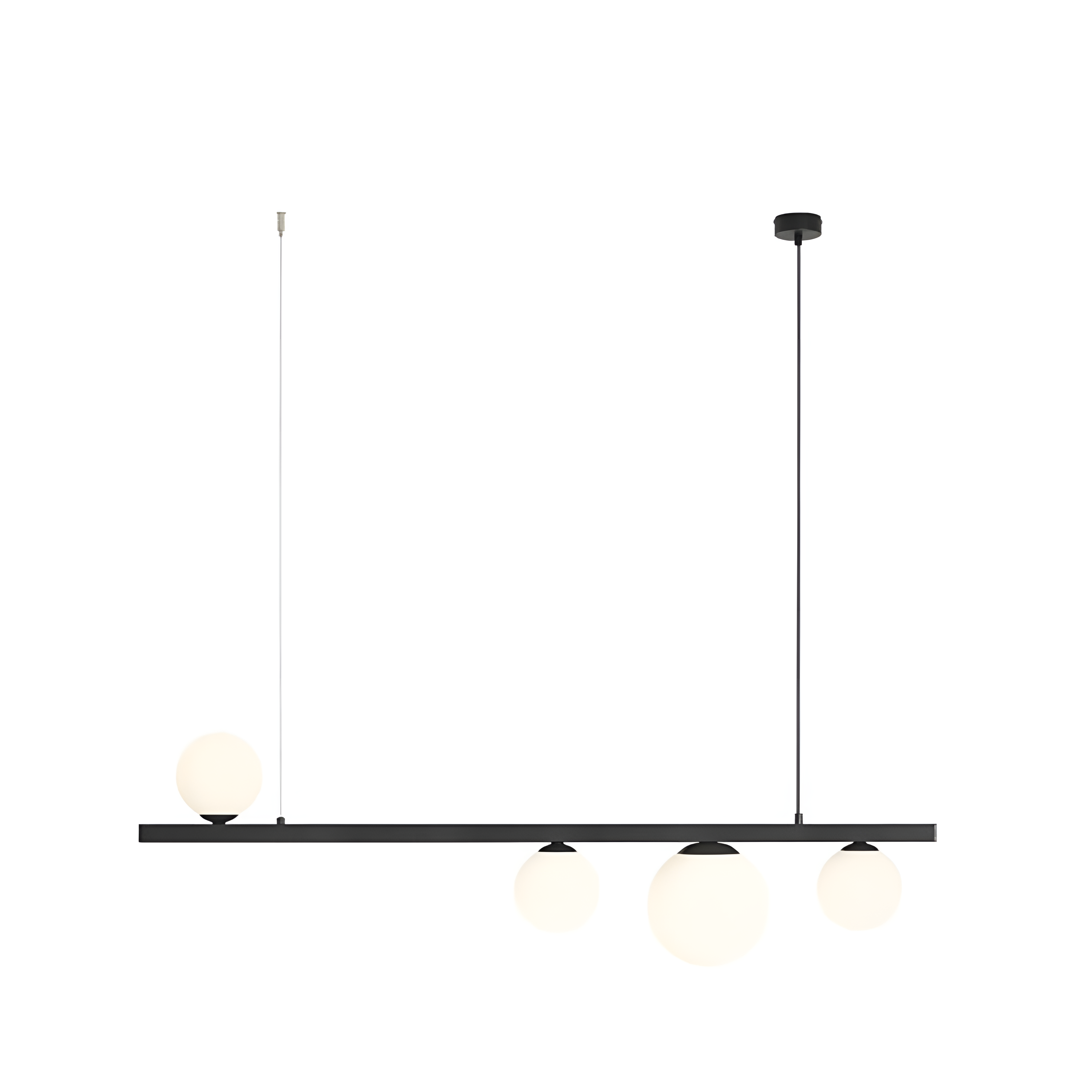 Hanglamp GARDA QUATRO zwart