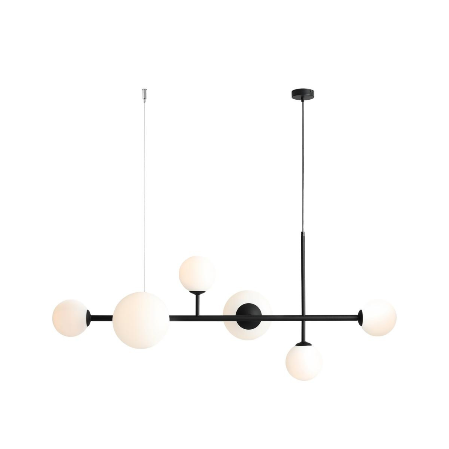 Diona Hexa Black Hanging Lampe