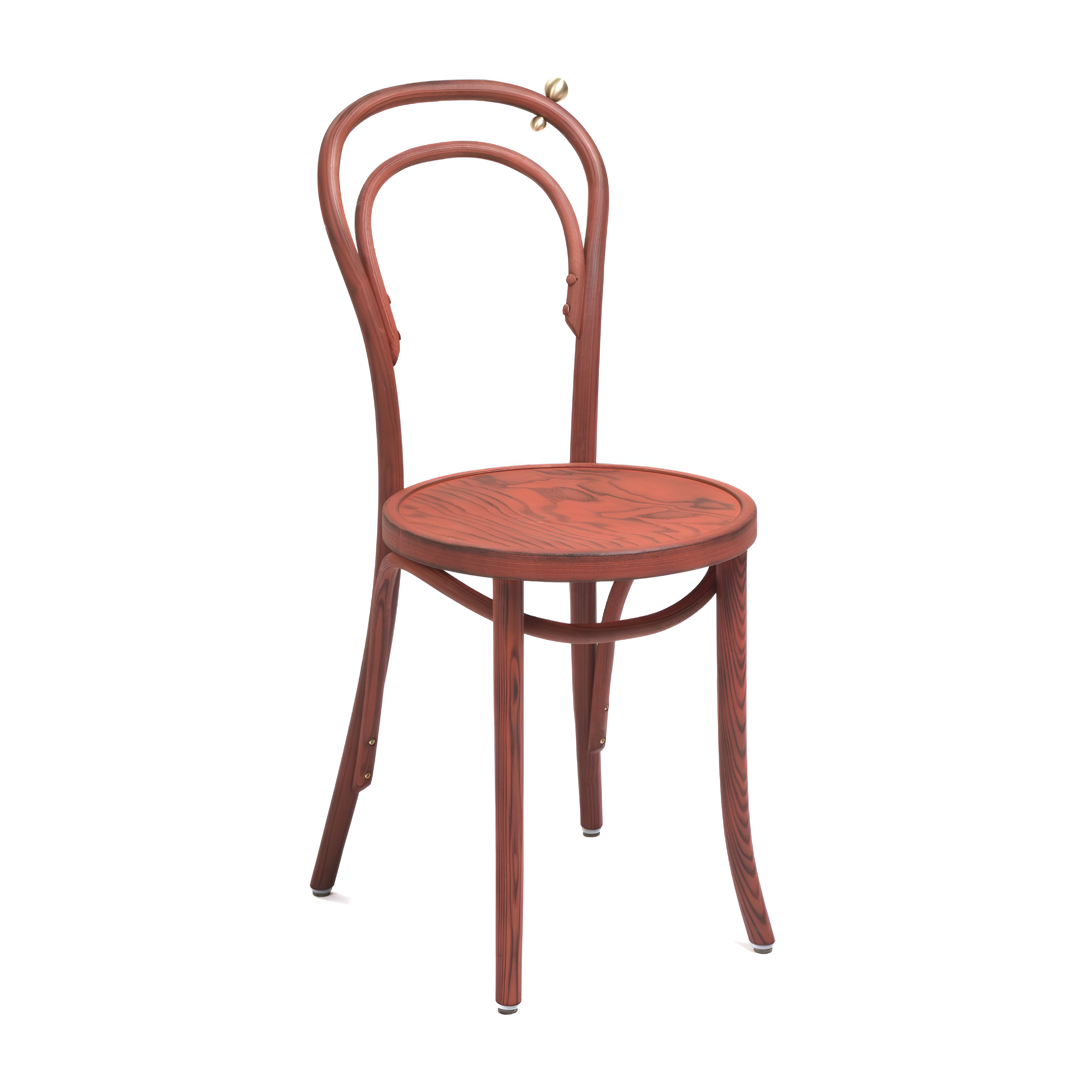 Stoel A-1889 FUOCO ARANCIA esdoornhout