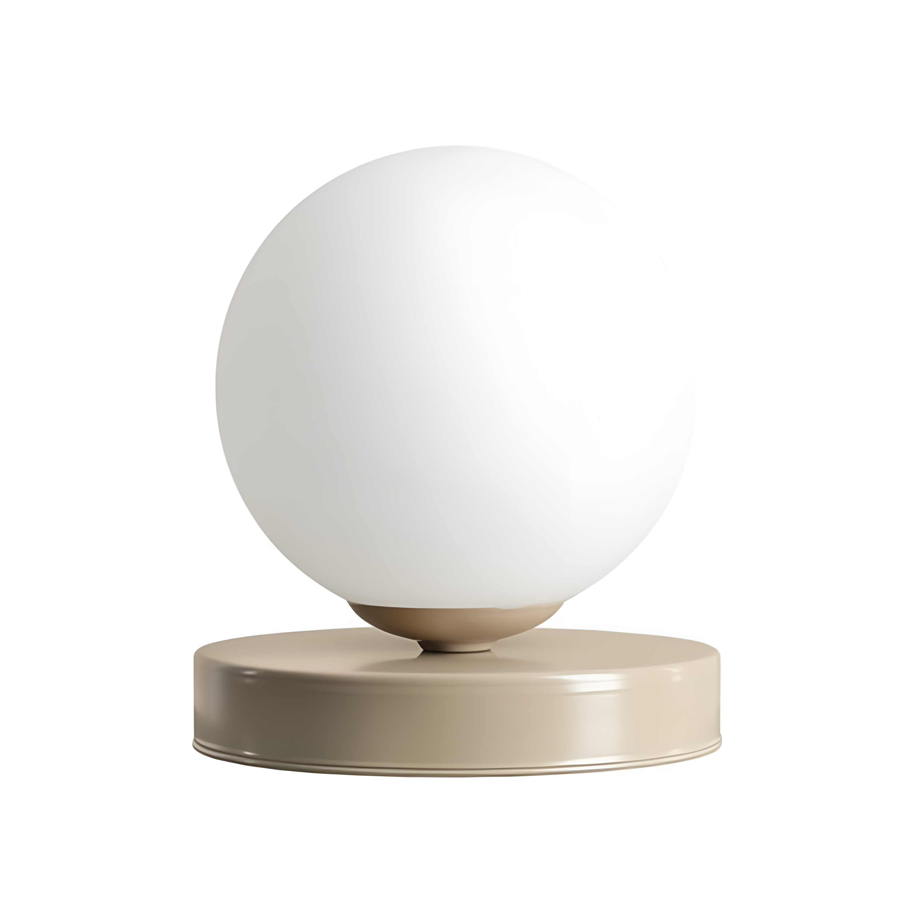 Tischleuchte BALL beige