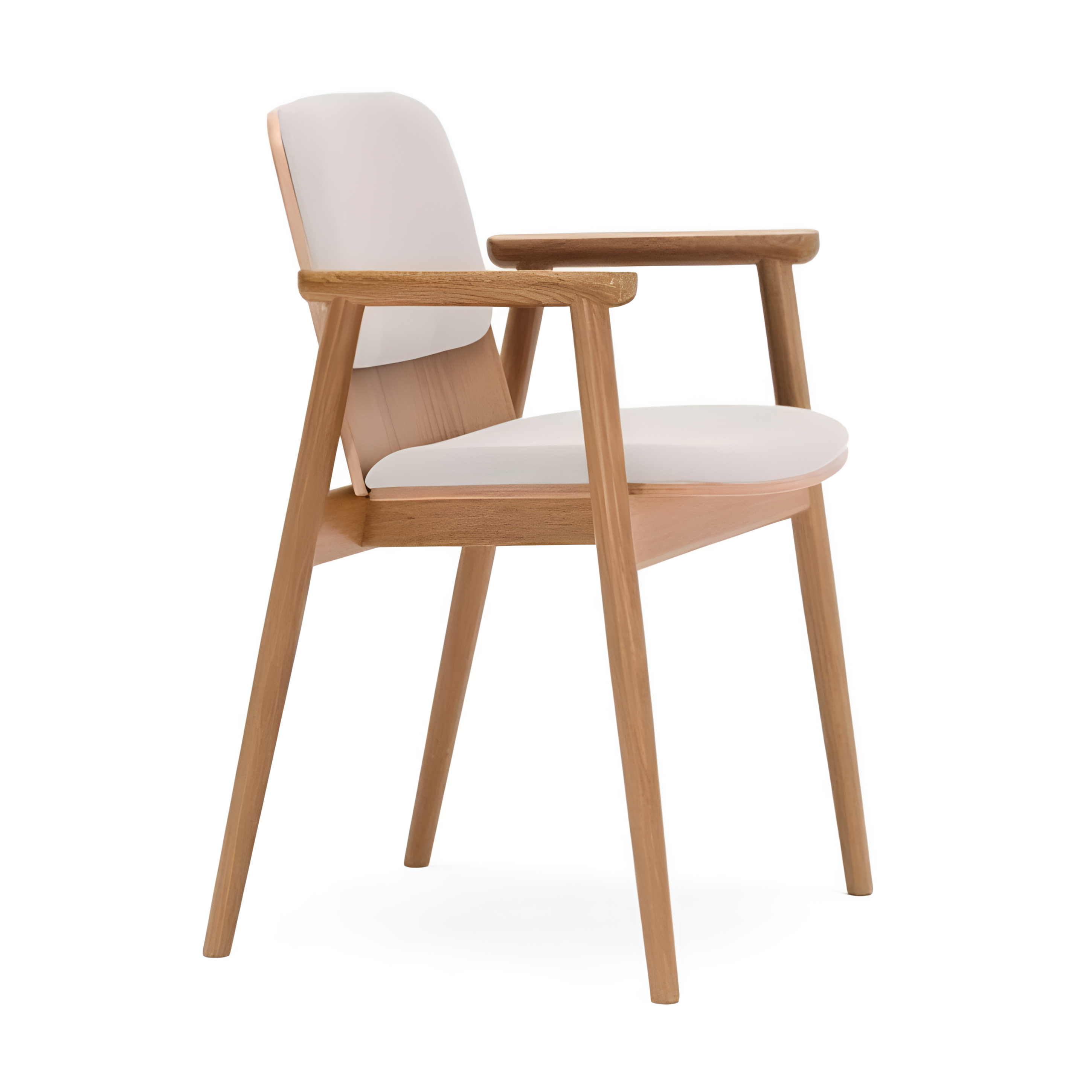 Fauteuil met armleuningen PROP B-4395 gestoffeerd