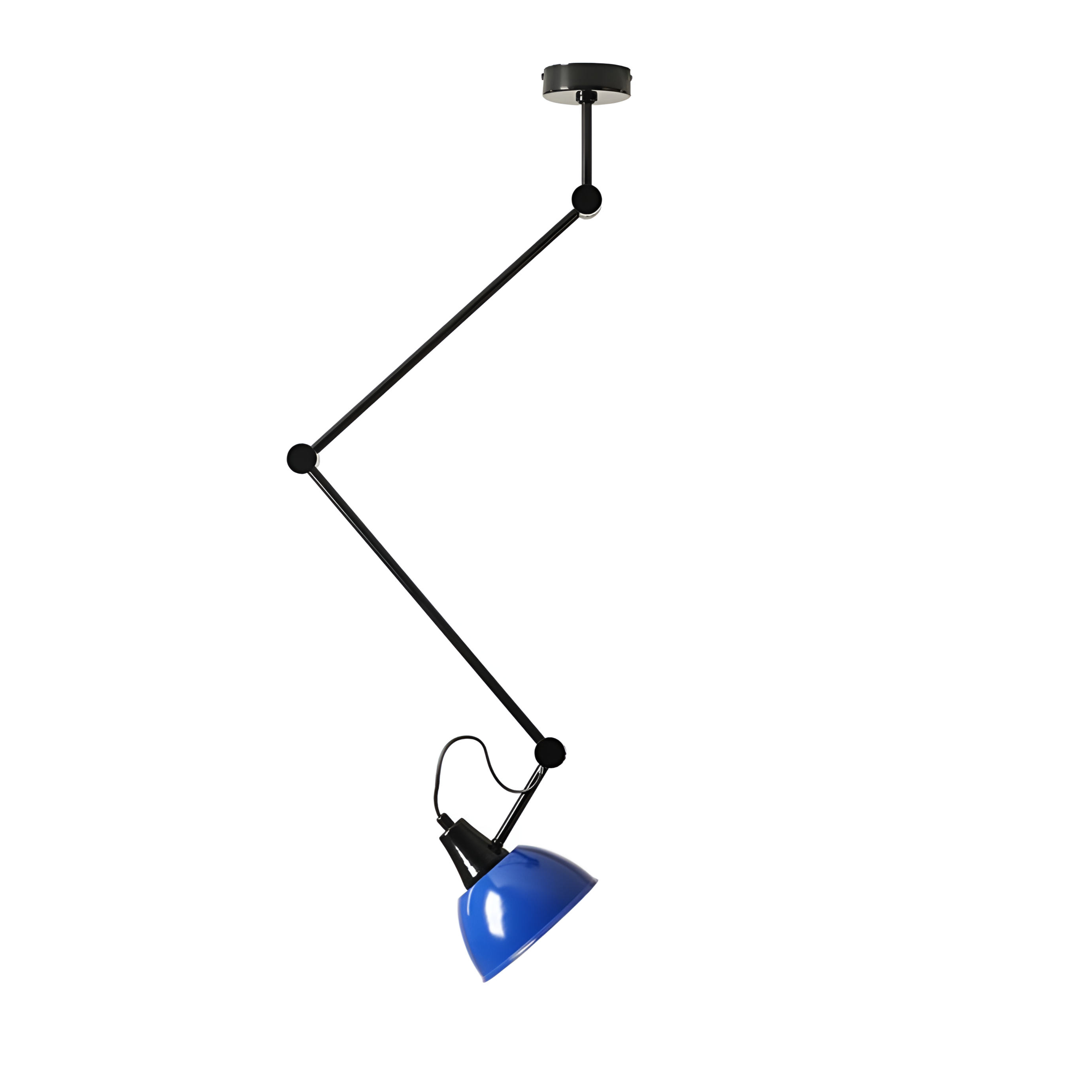 Verstelbare plafondlamp AIDA blauw