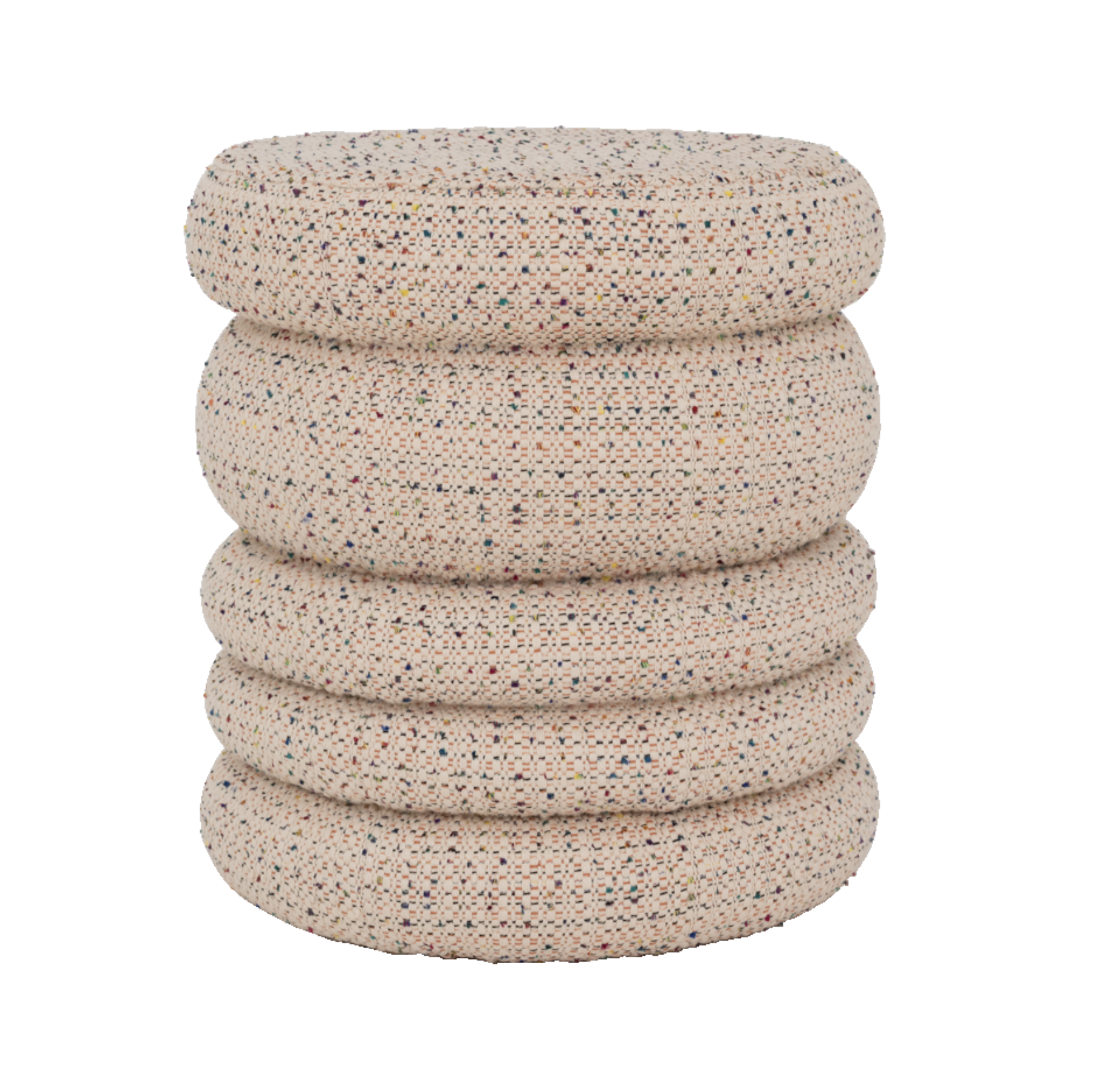 Puf CINCO beige melange