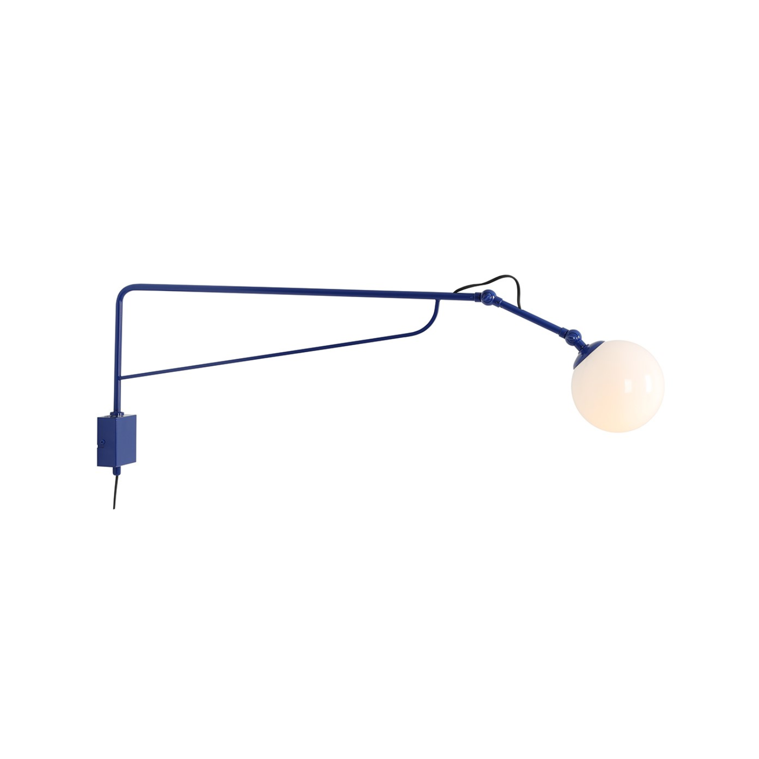 Wandlampe mit verstellbarem Arm SOHO COBALT blau