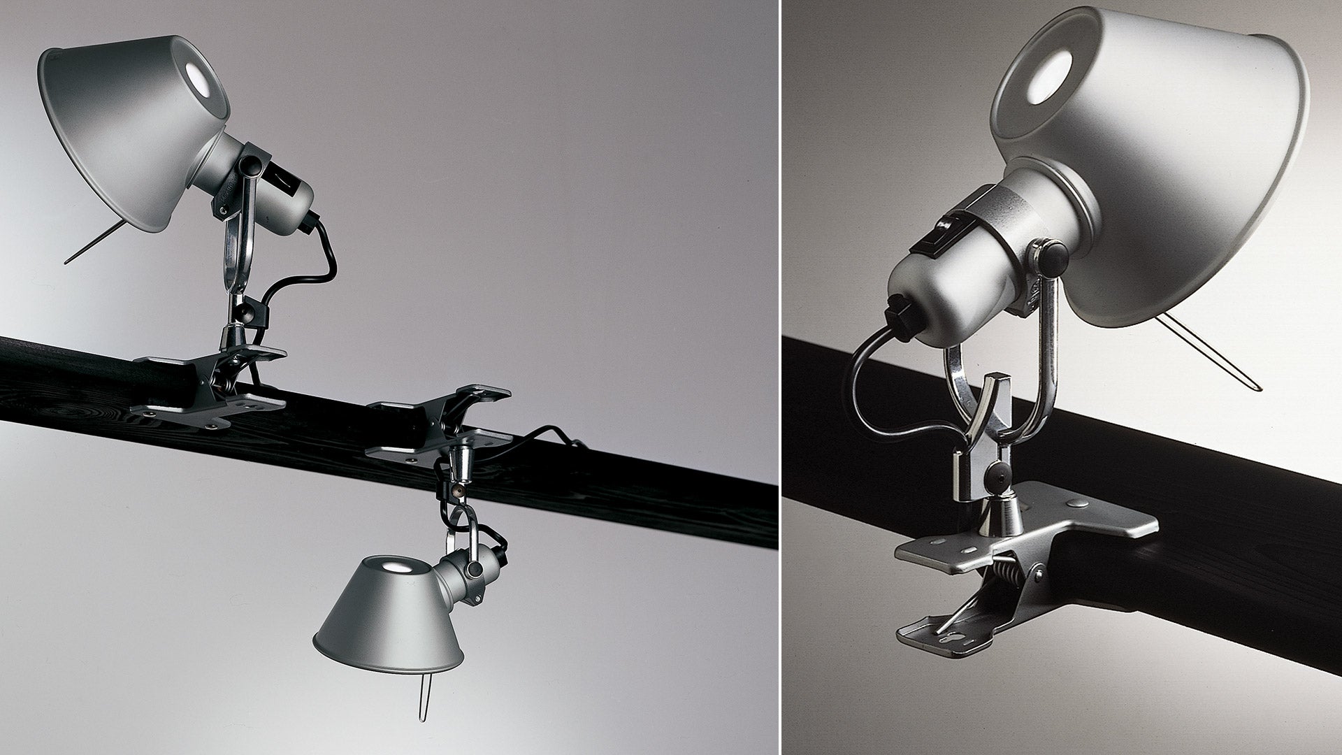 Klem lamp TOLOMEO PINZA MICRO aluminium