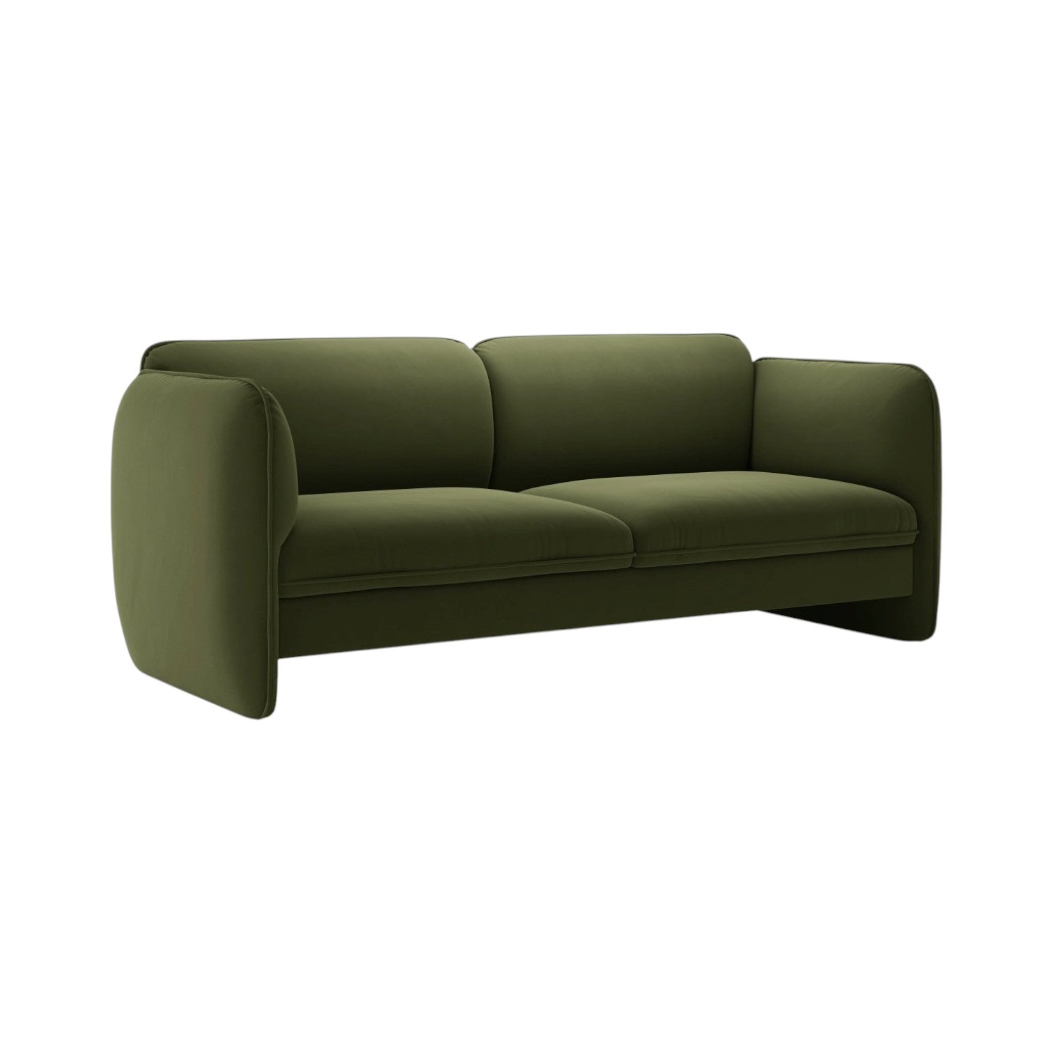 Sofa van fluweel 3-zits GEORGIA groen