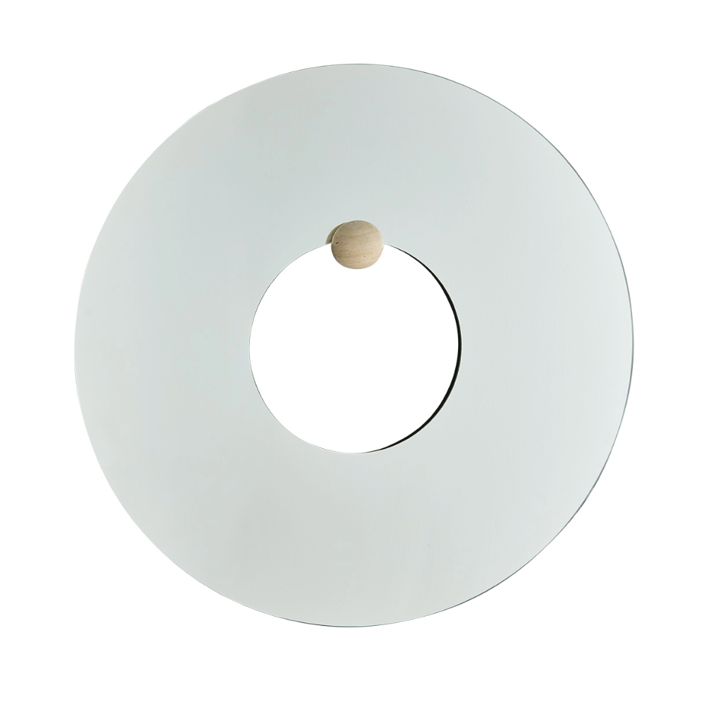 Ronde Lustro CASTELLUM travertijn