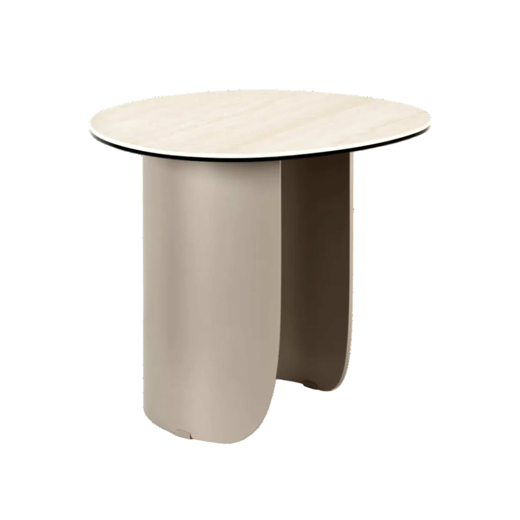 TWINS Cream Side Table