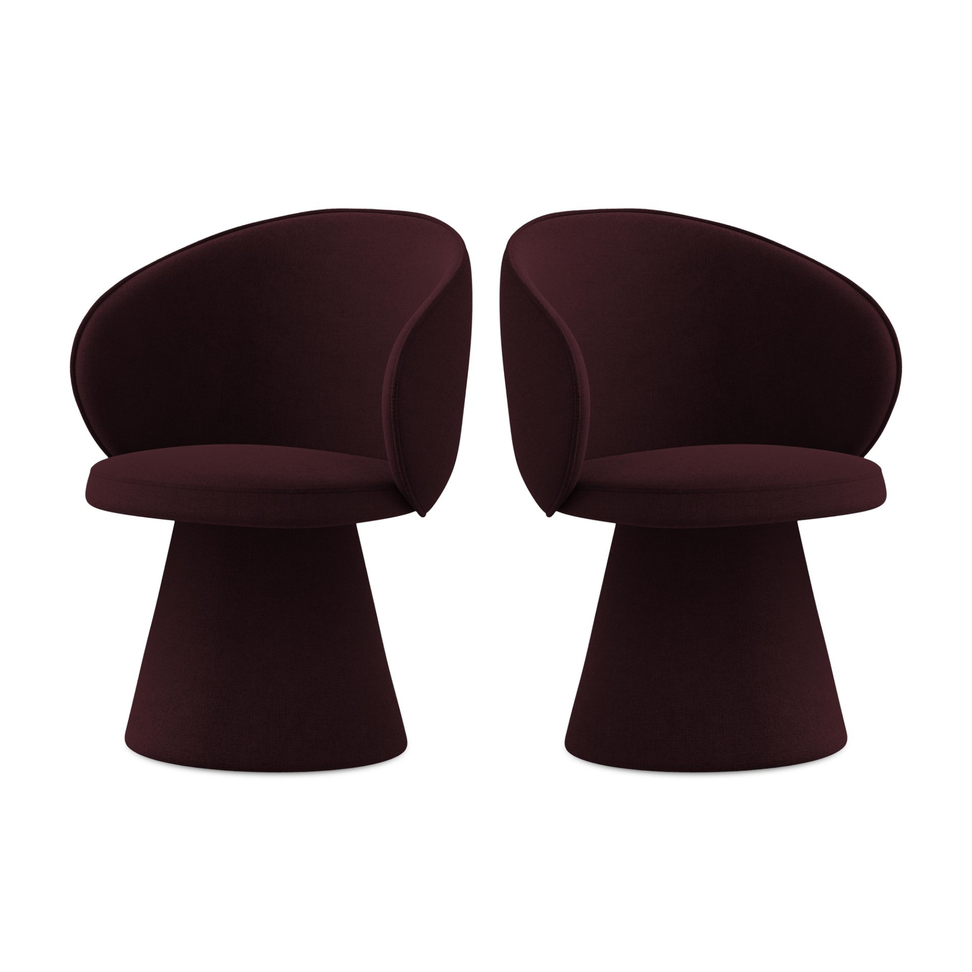 UALA Chair in Burgundy