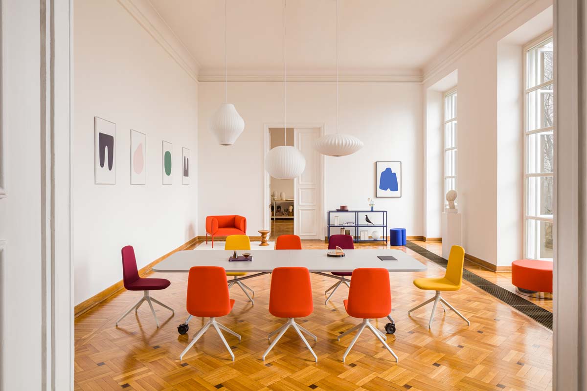 Draaistoel ULTI met aluminium basis