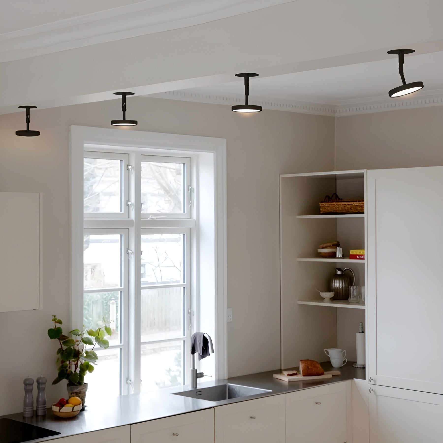 Adjustable Wall Lamp ASTERIA SPOT Black