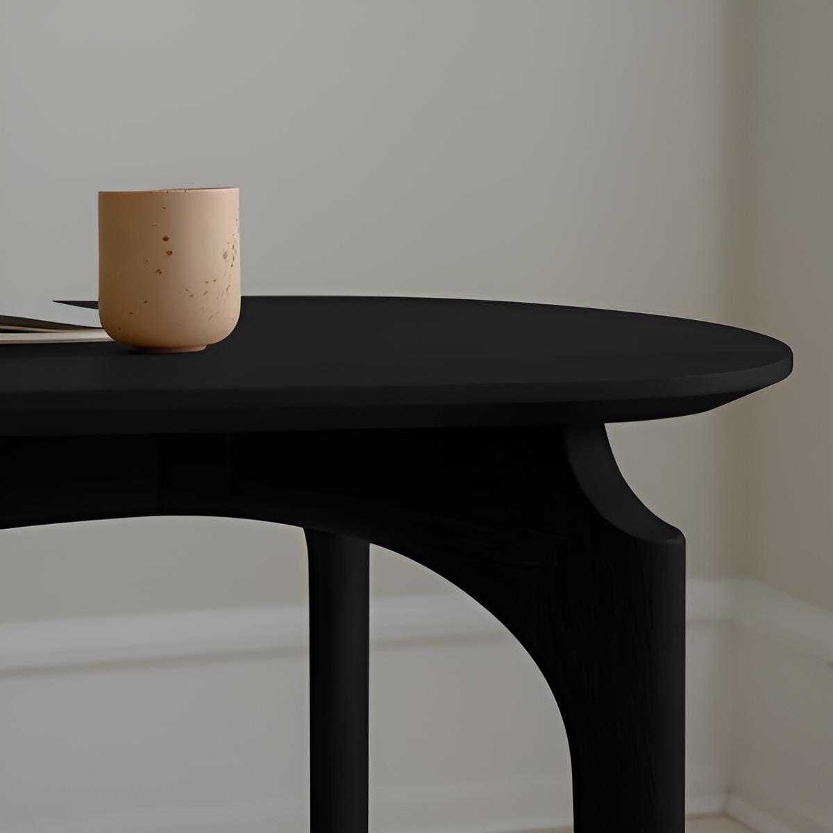 DUENDE desk black oak