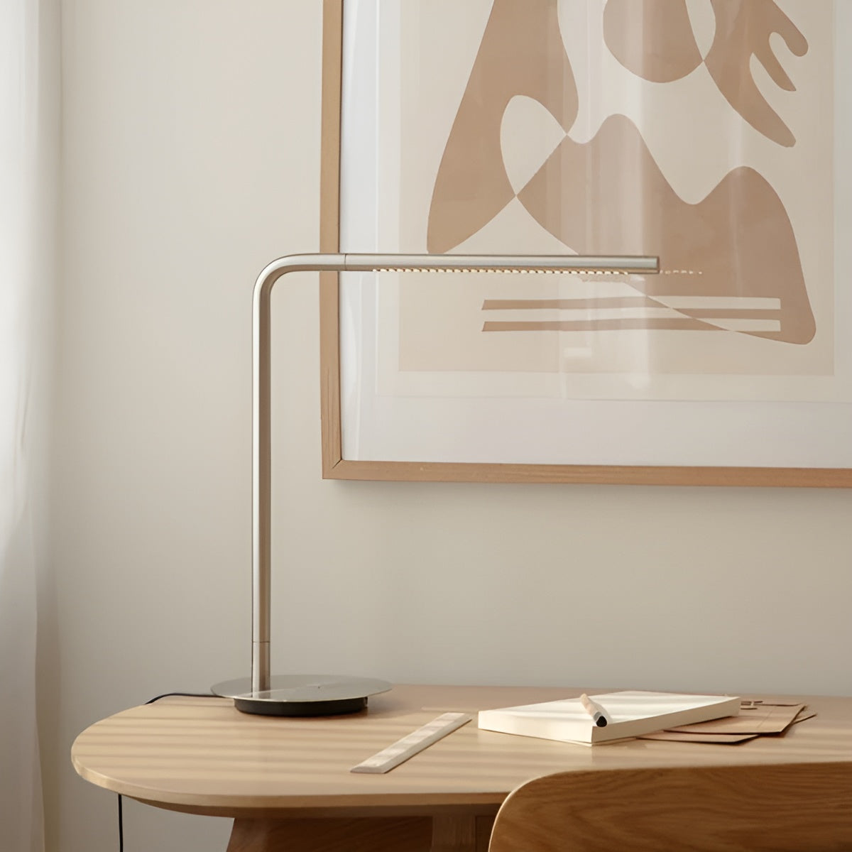 OMNI silver table lamp