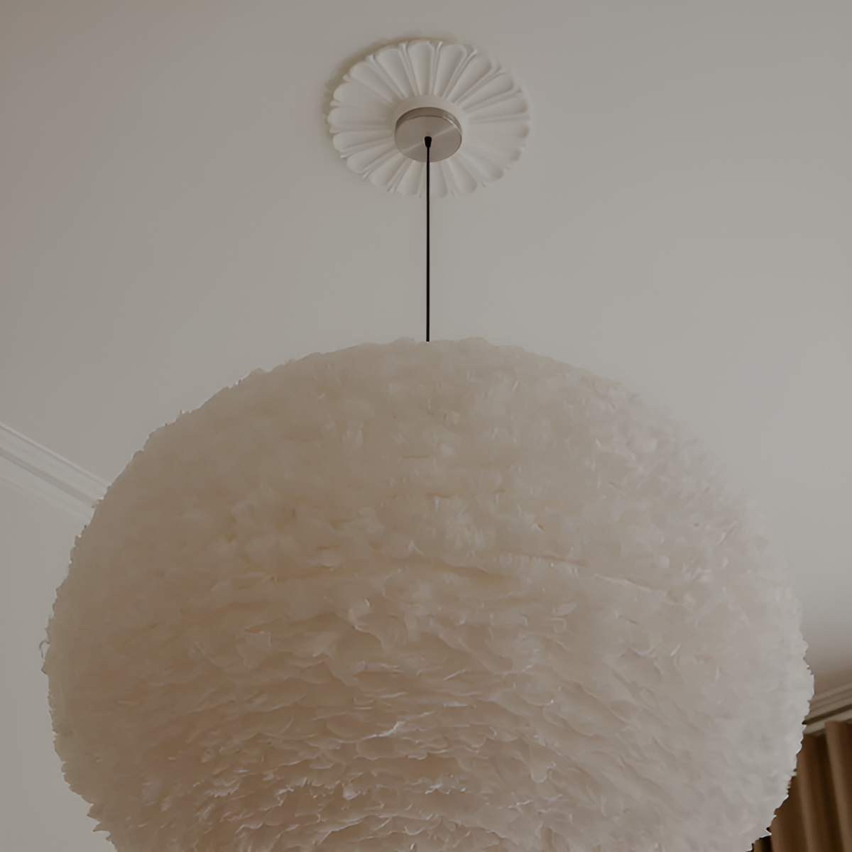 Hanglampbevestiging ROSETTE zilver