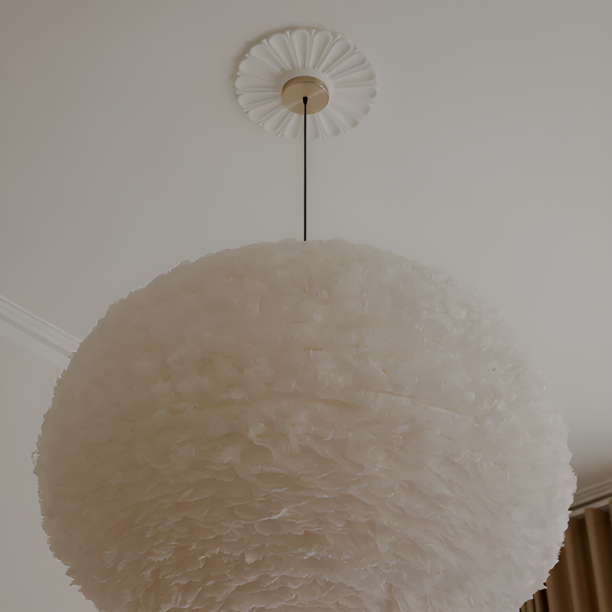 ROSETTE gold pendant lamp fixture