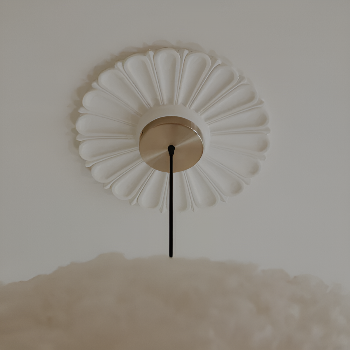 ROSETTE gold pendant lamp fixture