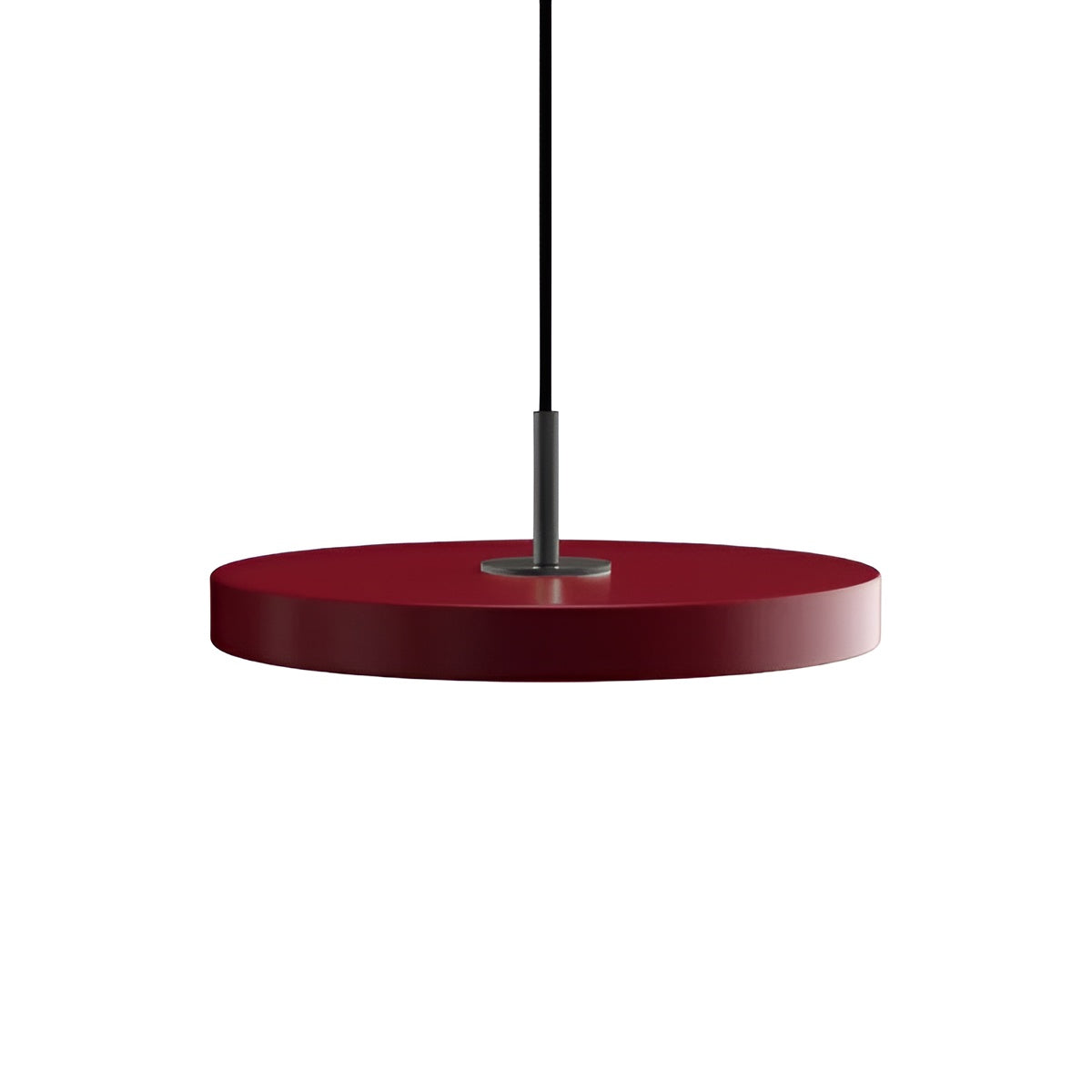 Hanglamp ASTERIA PLUS bordeaux met zwarte inzet
