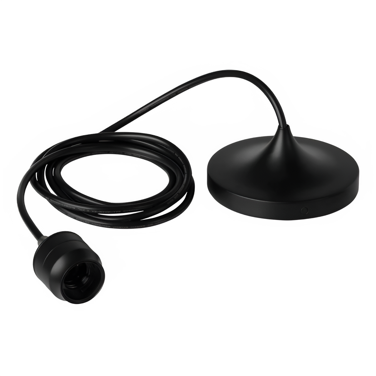 CORD PRO black pendant lamp mounting
