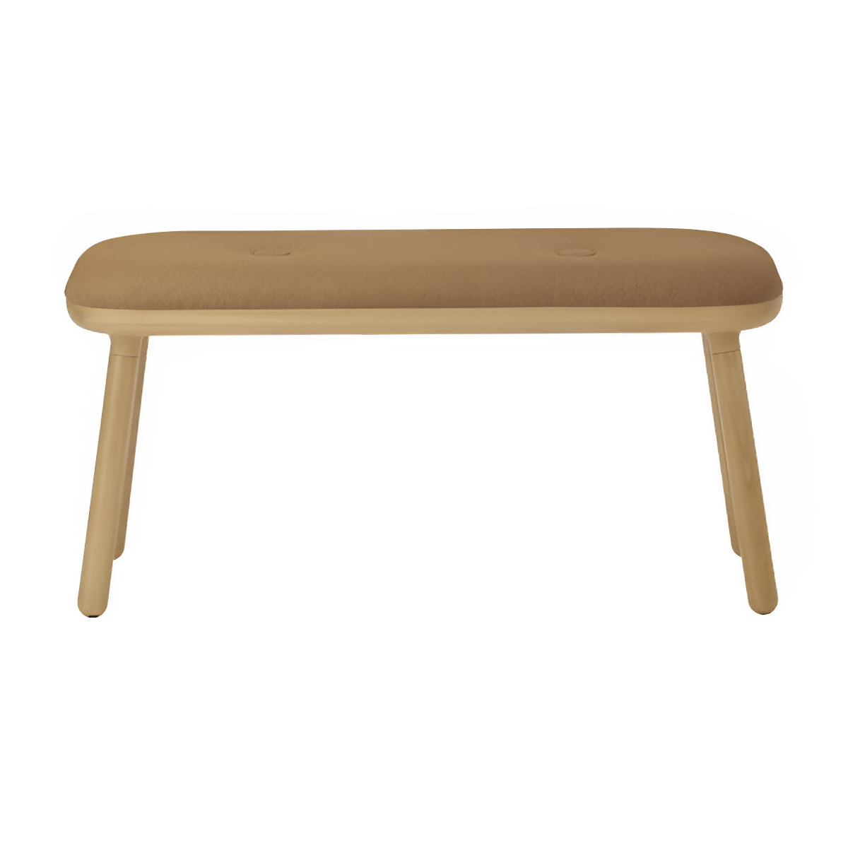 PAFF Bank in Karamell mit Eichenbasis