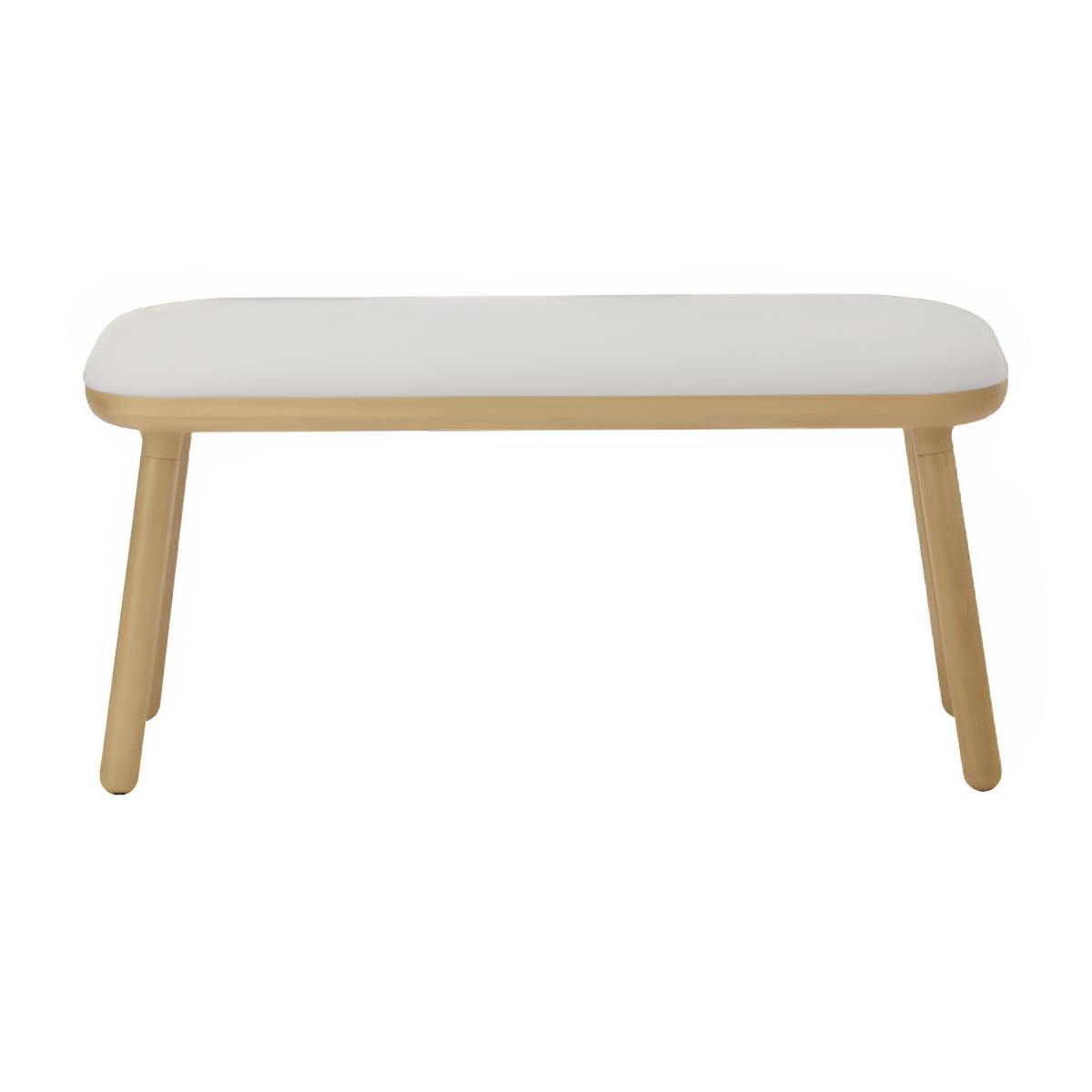 Bank PAFF zandkleurig met eiken basis