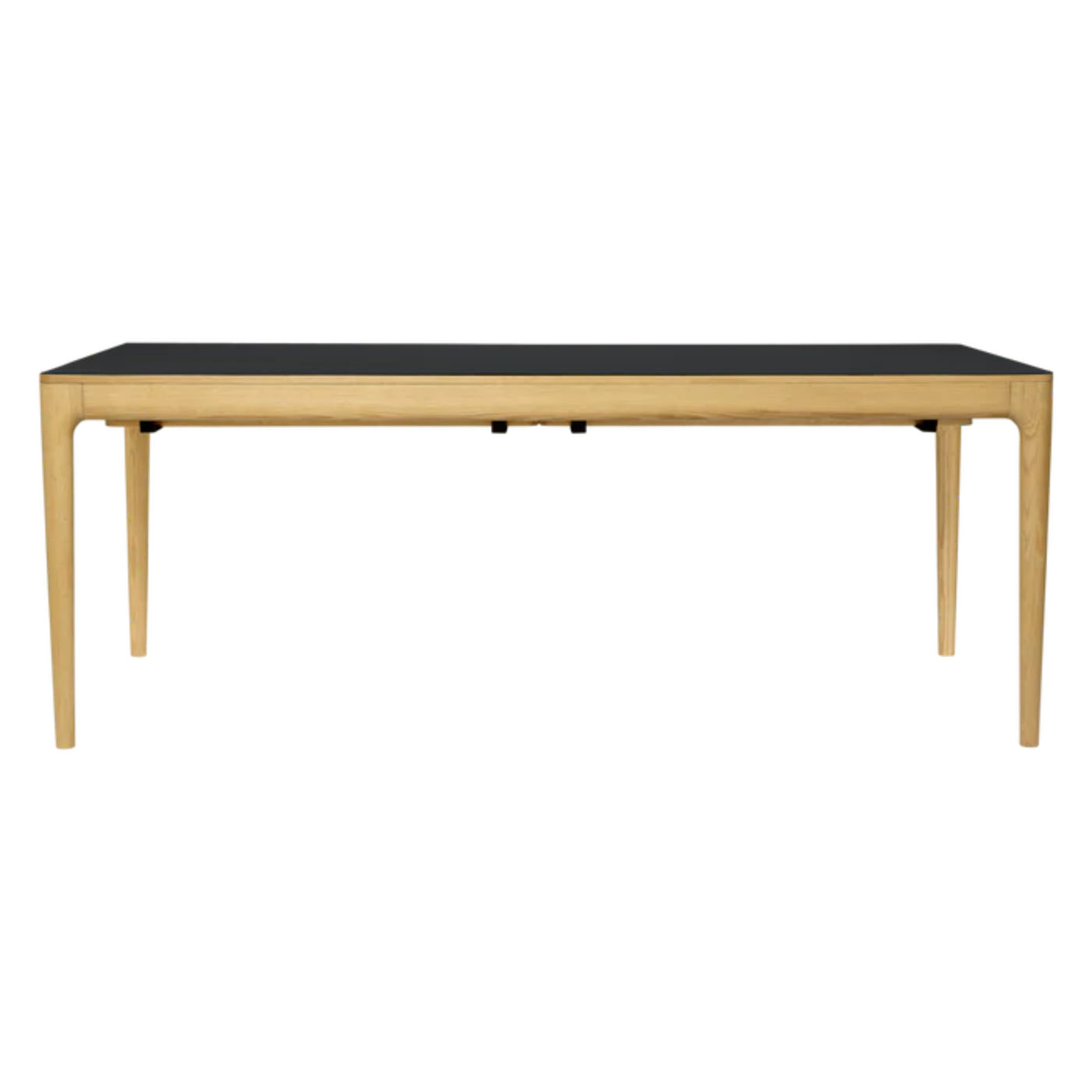 HEART'N'SOUL black extendable table with oak base