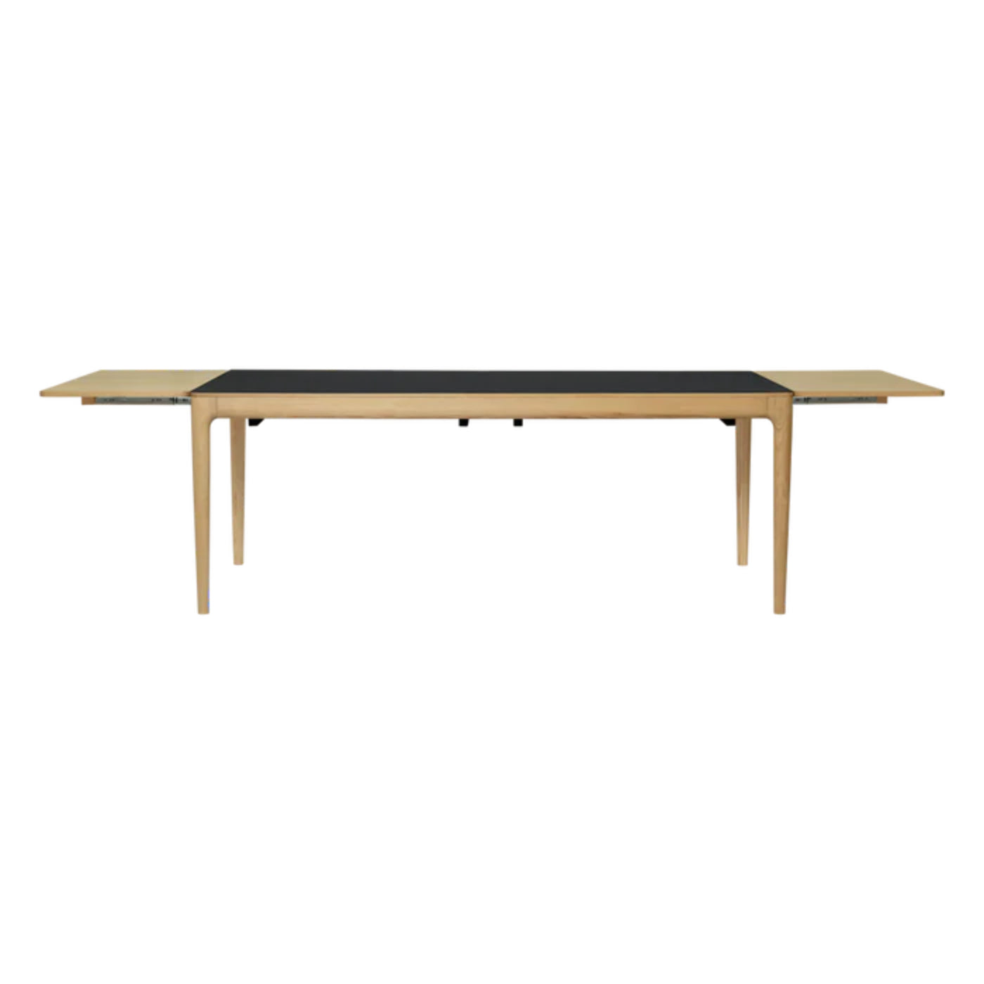 HEART'N'SOUL black extendable table with oak base