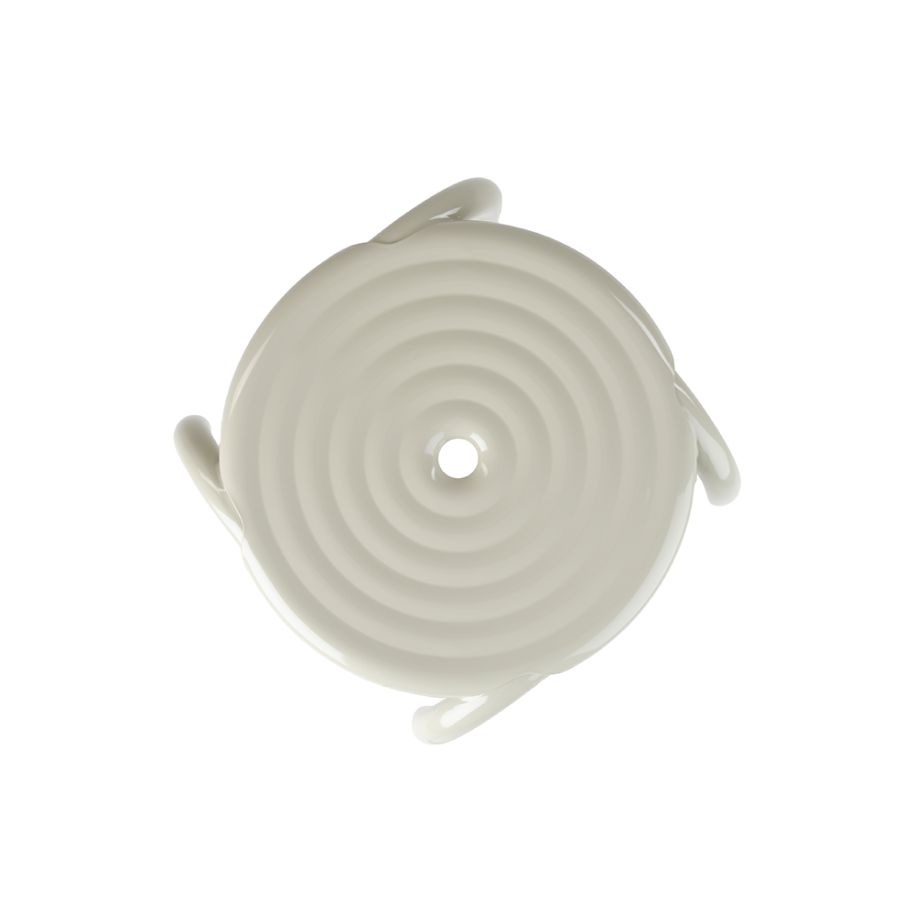 Externer Kaffeetisch Groove gebrochen weiß