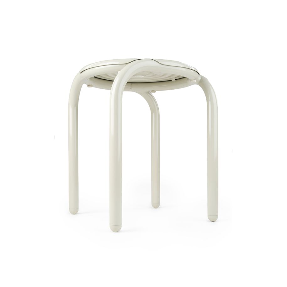 Externer Kaffeetisch Groove gebrochen weiß