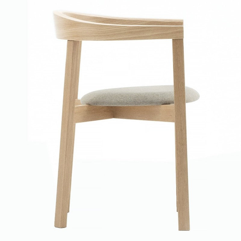 Stoel met armleuningen UXI B-2920 gestoffeerd