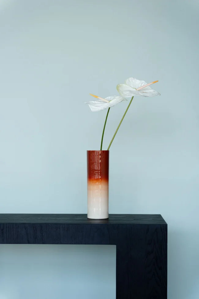 Vaas RICI rood met beige