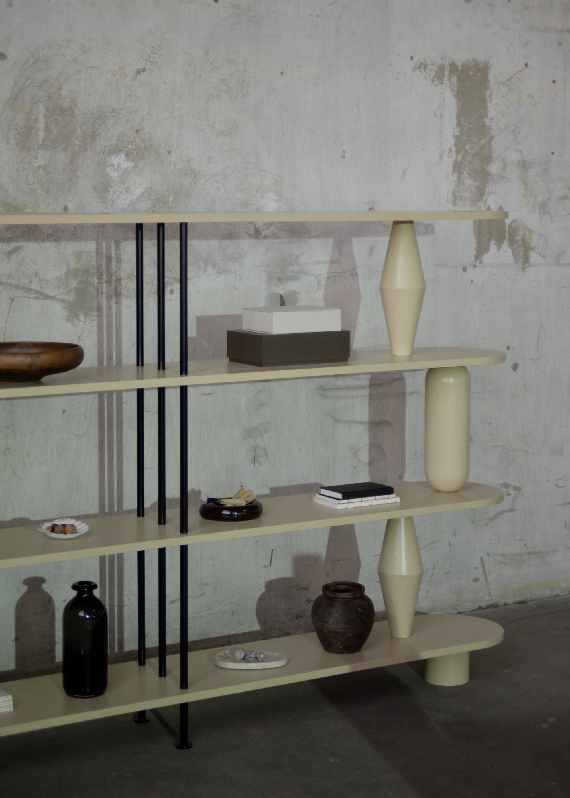 VAZOO DUO rek van gebleekt eikenhout