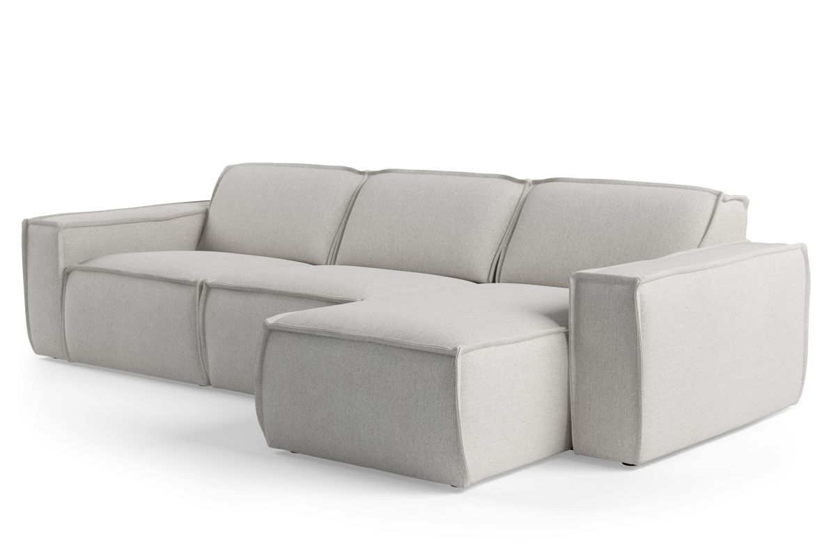 Modularer 3,5-sitziger rechter LUMO Polstersofa