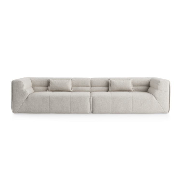 4-Person Modular Sofa PIERO Upholstered