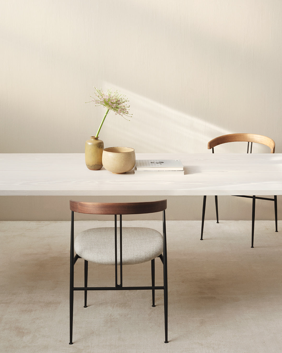 Polsterstuhl VIOLIN aus Eichenholz