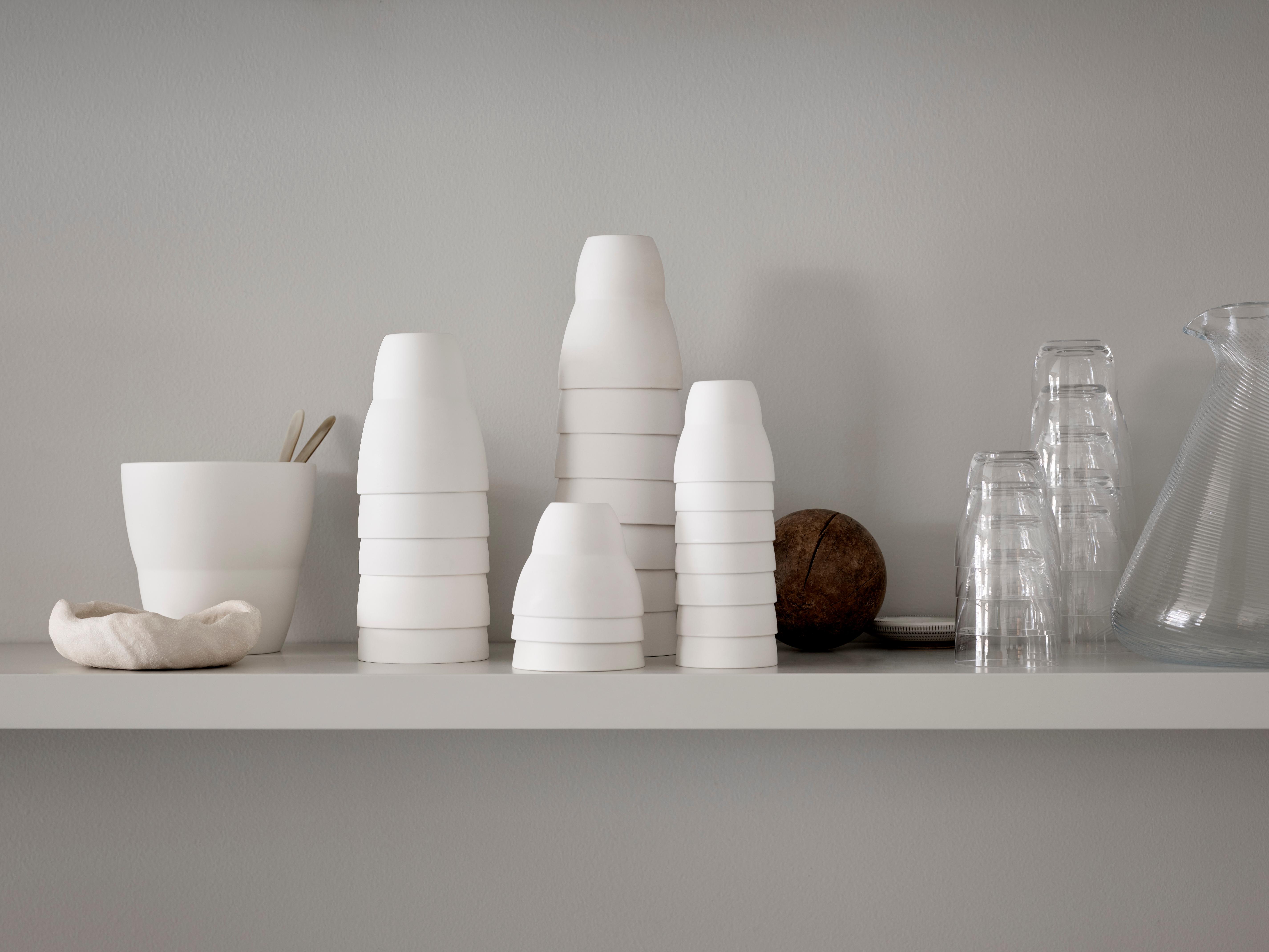VIPP Mug Set White Porcelain