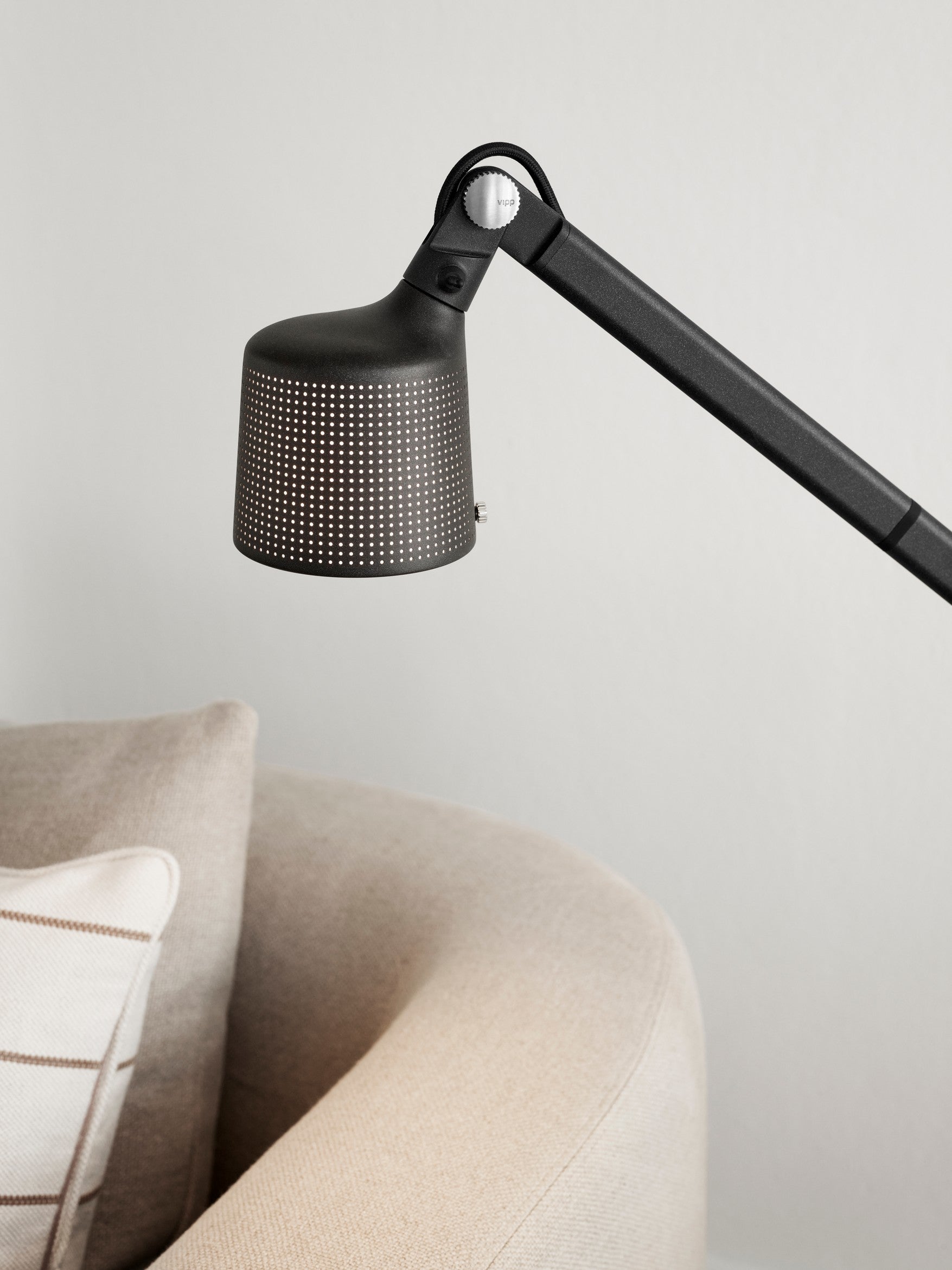 Floor lamp 525 black metal