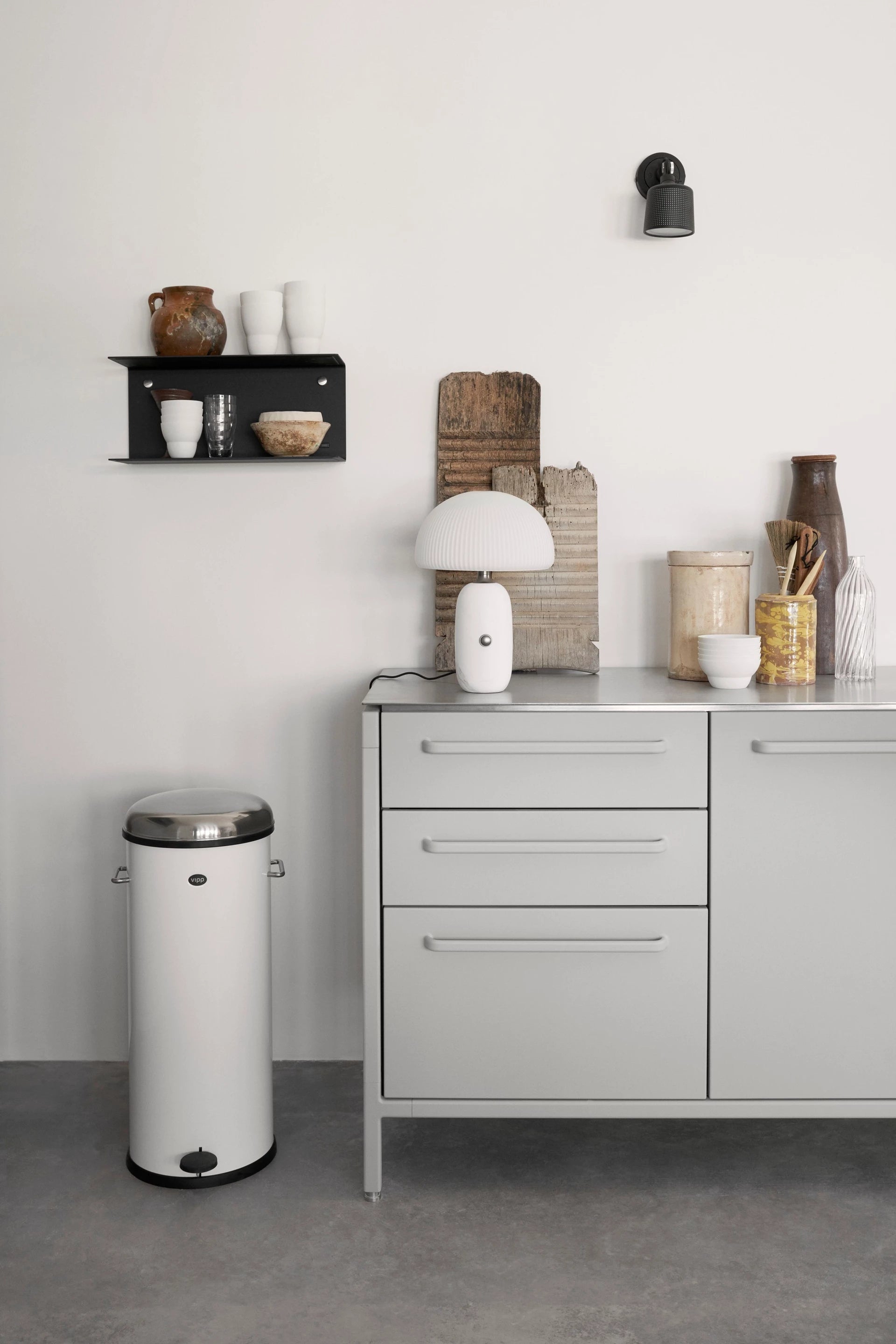 Tafellamp SCULPTURE wit marmer