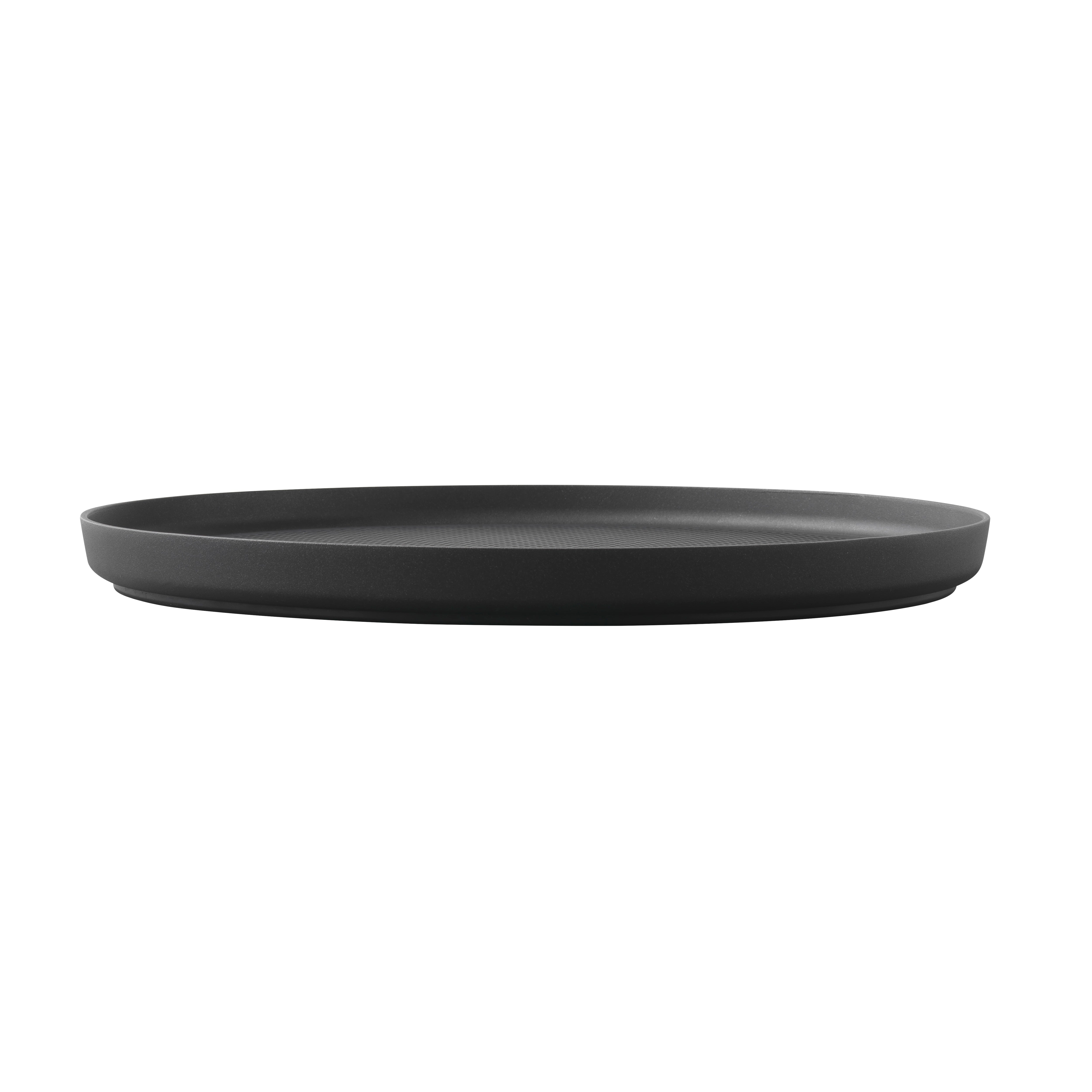 VIPP Black Round Tray